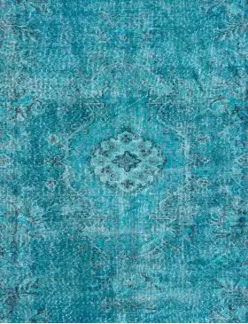Türkis Türkei Vintage Teppich 168 x 168 cm - view 3