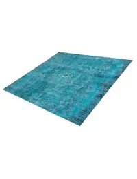 Türkis Türkei Vintage Teppich 168 x 168 cm - view 1