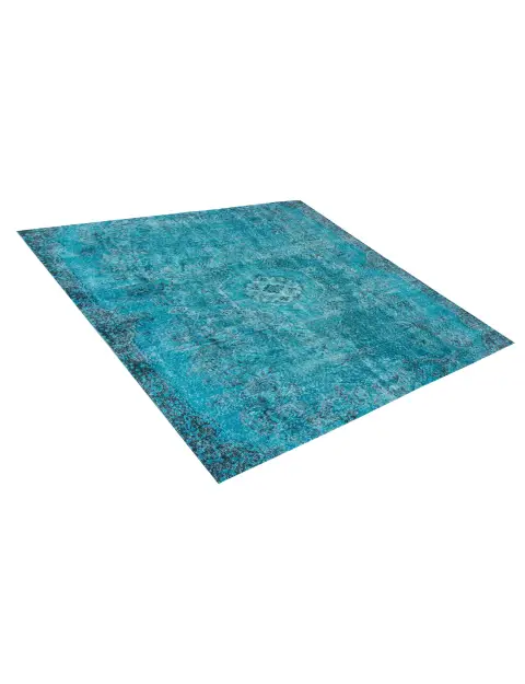 Turkoosi Turkki vintage matot 168 x 168 cm - view 2
