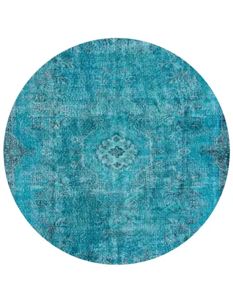 Turkoosi Turkki vintage matot 168 x 168 cm