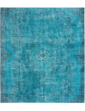 Türkis Türkei Vintage Teppich 240 x 168 cm
