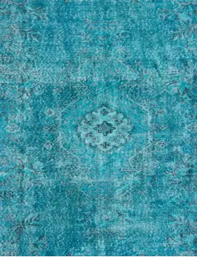 Türkis Türkei Vintage Teppich 240 x 168 cm - view 3