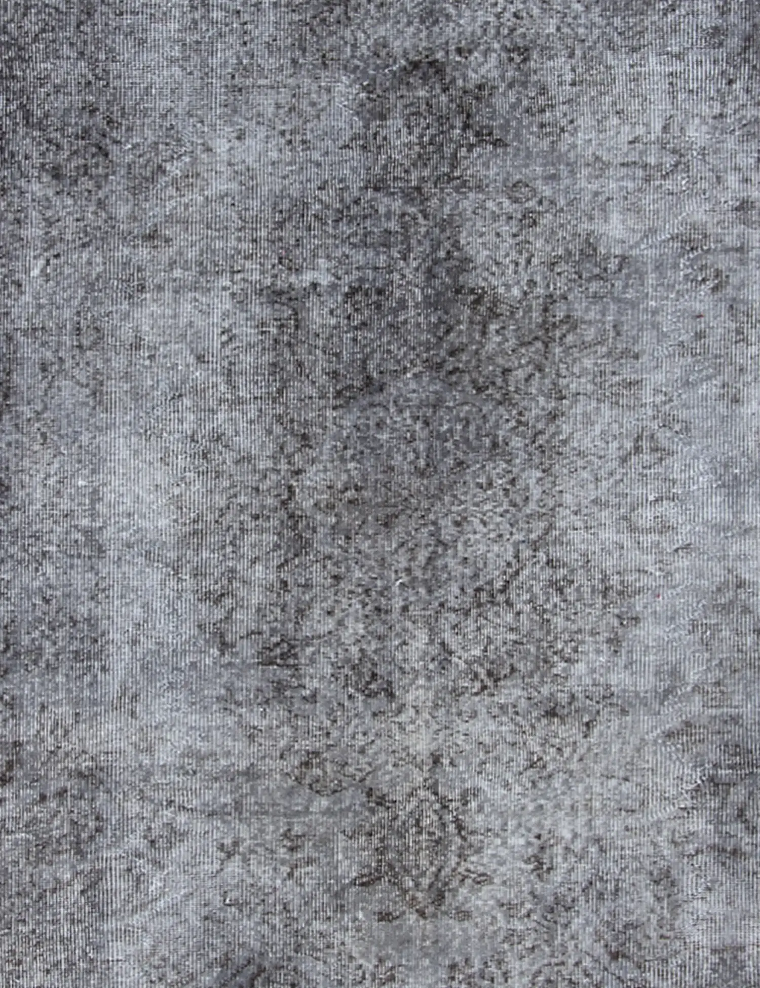Grau Türkei Vintage Teppich 160 x 160 cm - Einzigartiger handgefertigter Teppich