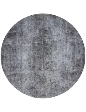 Grigio Turco Tappeto vintage 160 x 160 cm