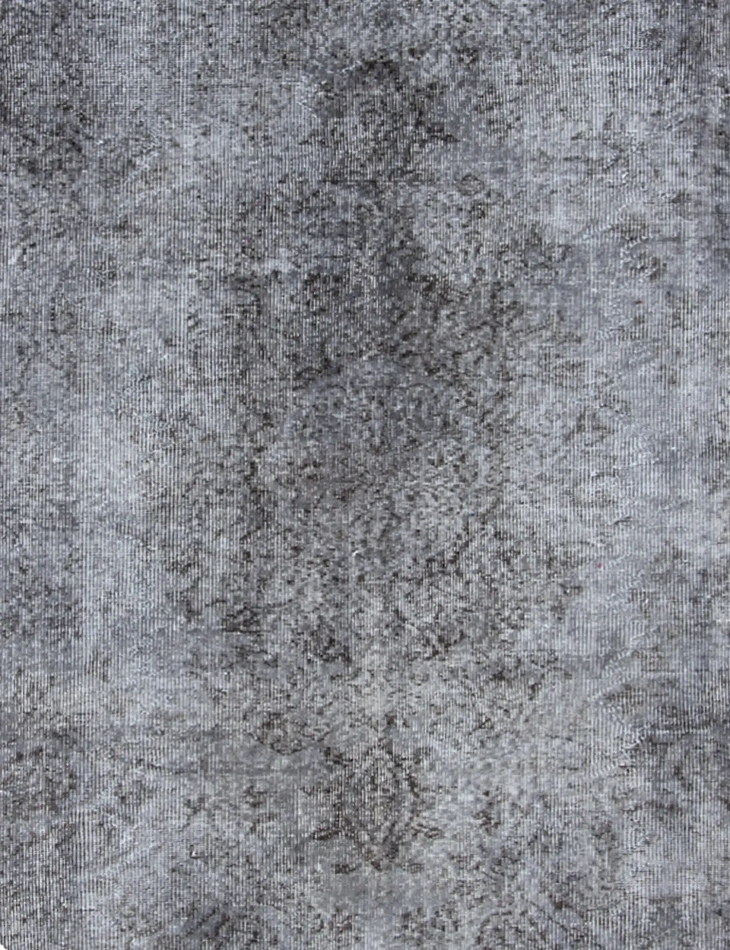 Grau Türkei Vintage Teppich 160 x 160 cm - Einzigartiger handgefertigter Teppich