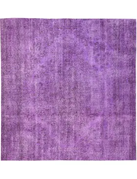 Púrpura Turquía Alfombra vintage 170 x 170 cm