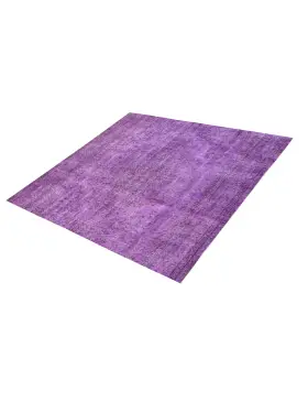 Púrpura Turquía Alfombra vintage 170 x 170 cm - view 1
