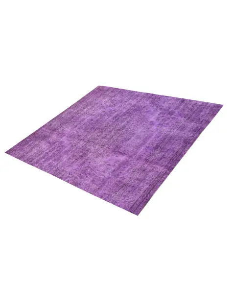Purper Turkije Vintage Tapijt 170 x 170 cm - view 1