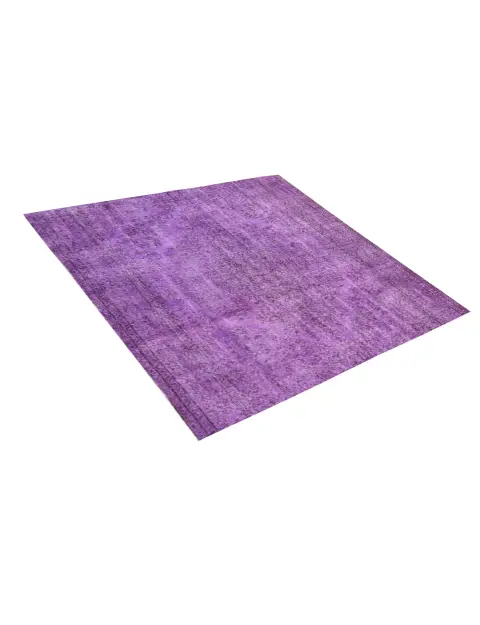 Purper Turkije Vintage Tapijt 170 x 170 cm - view 2
