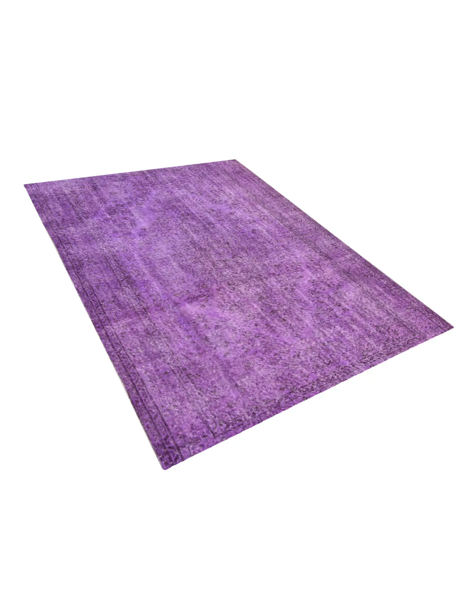 Lila Türkei Vintage Teppich 240 x 170 cm - Einzigartiger handgefertigter Teppich