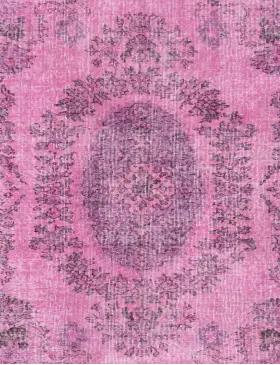 Rose Tyrkiet Vintagetæppe 163 x 163 cm - view 3
