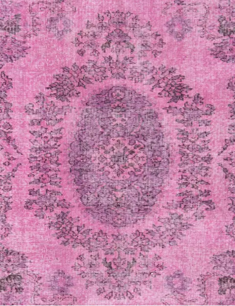 Roze Turkije Vintage Tapijt 163 x 163 cm - view 3