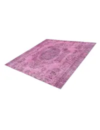 Rosa Türkei Vintage Teppich 163 x 163 cm - view 1