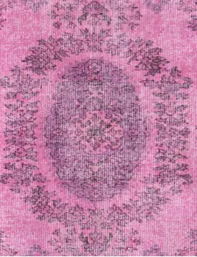 Rosa Türkei Vintage Teppich 163 x 163 cm - view 3