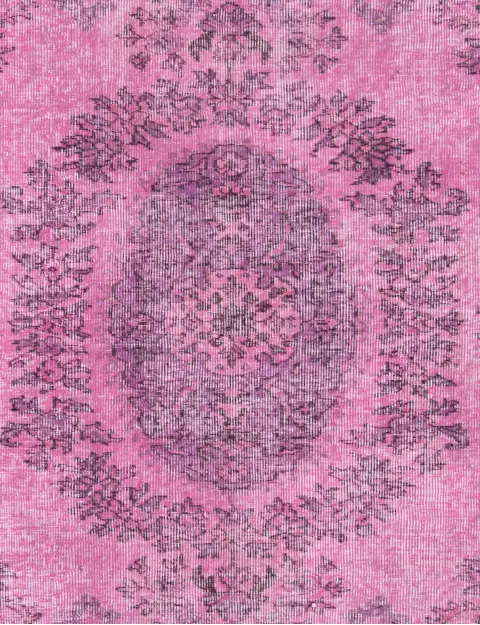 Rosa Türkei Vintage Teppich 163 x 163 cm - view 3