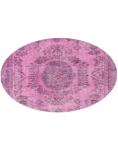 Rosa Türkei Vintage Teppich 163 x 163 cm - view 1