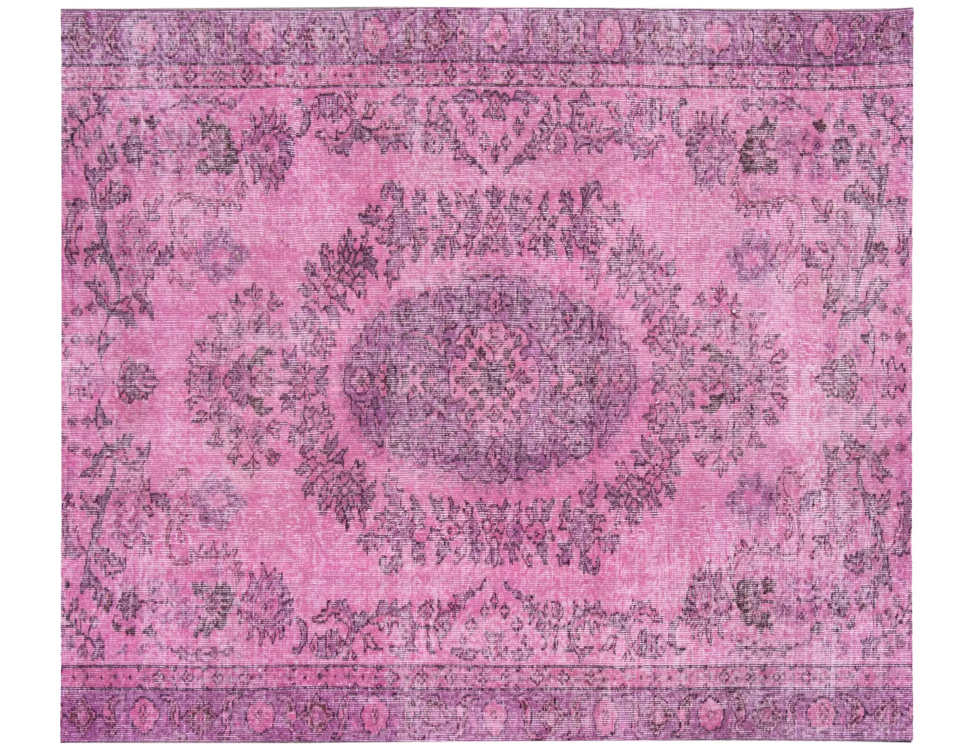 Rosa Türkei Vintage Teppich 240 x 163 cm
