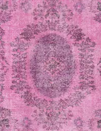 Rosa Türkei Vintage Teppich 240 x 163 cm - view 3