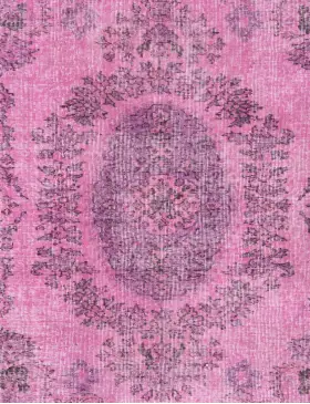 Roze Turkije Vintage Tapijt 240 x 163 cm - view 3