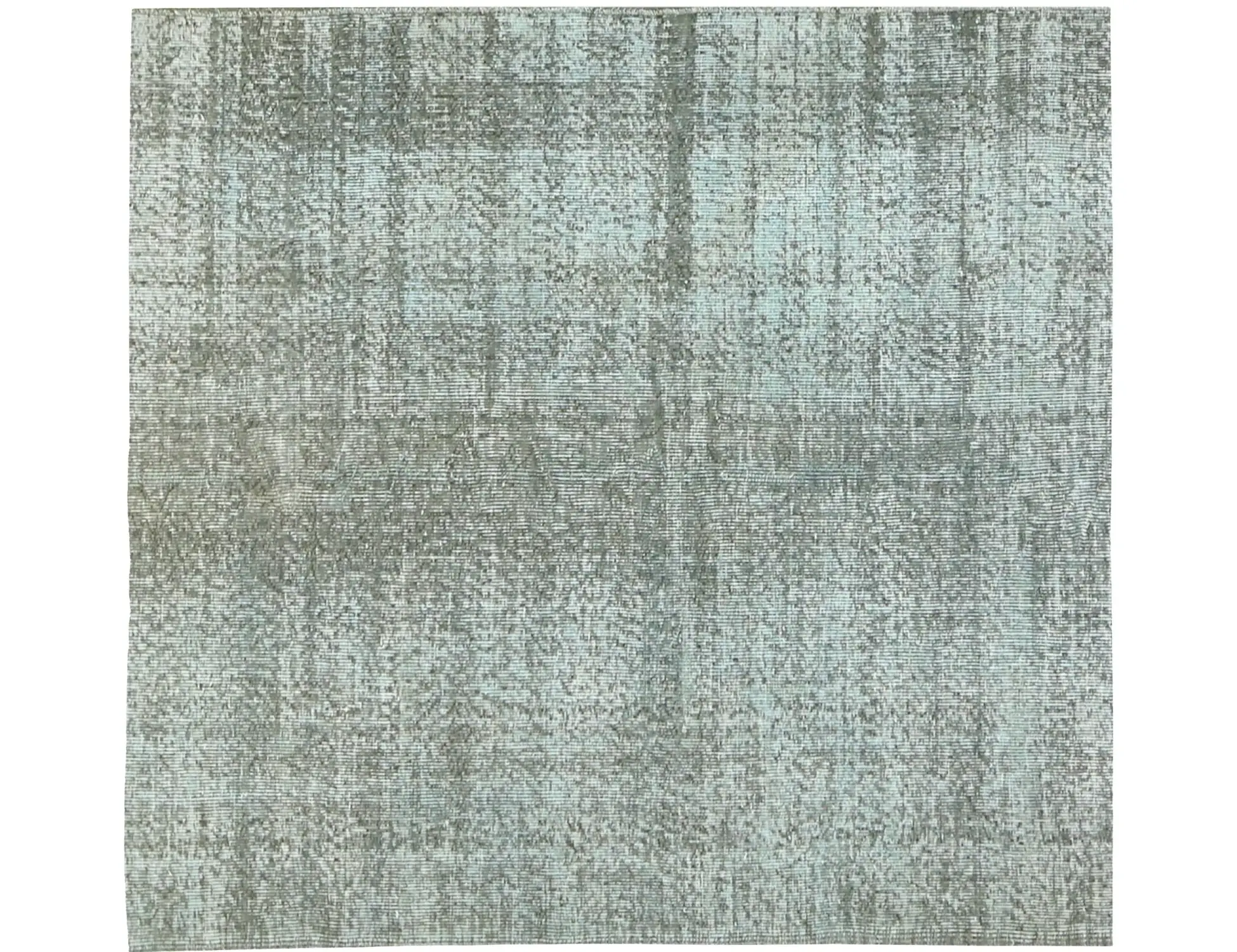 Grey Turkey Vintage Carpet 150 x 150 cm