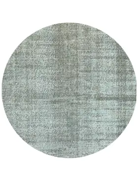 Grå Tyrkia vintage teppe 150 x 150 cm