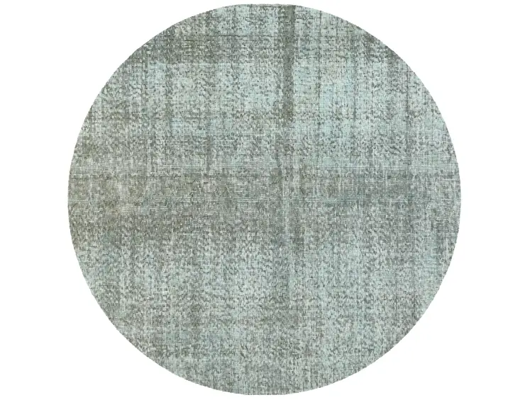Grau Türkei Vintage Teppich 150 x 150 cm