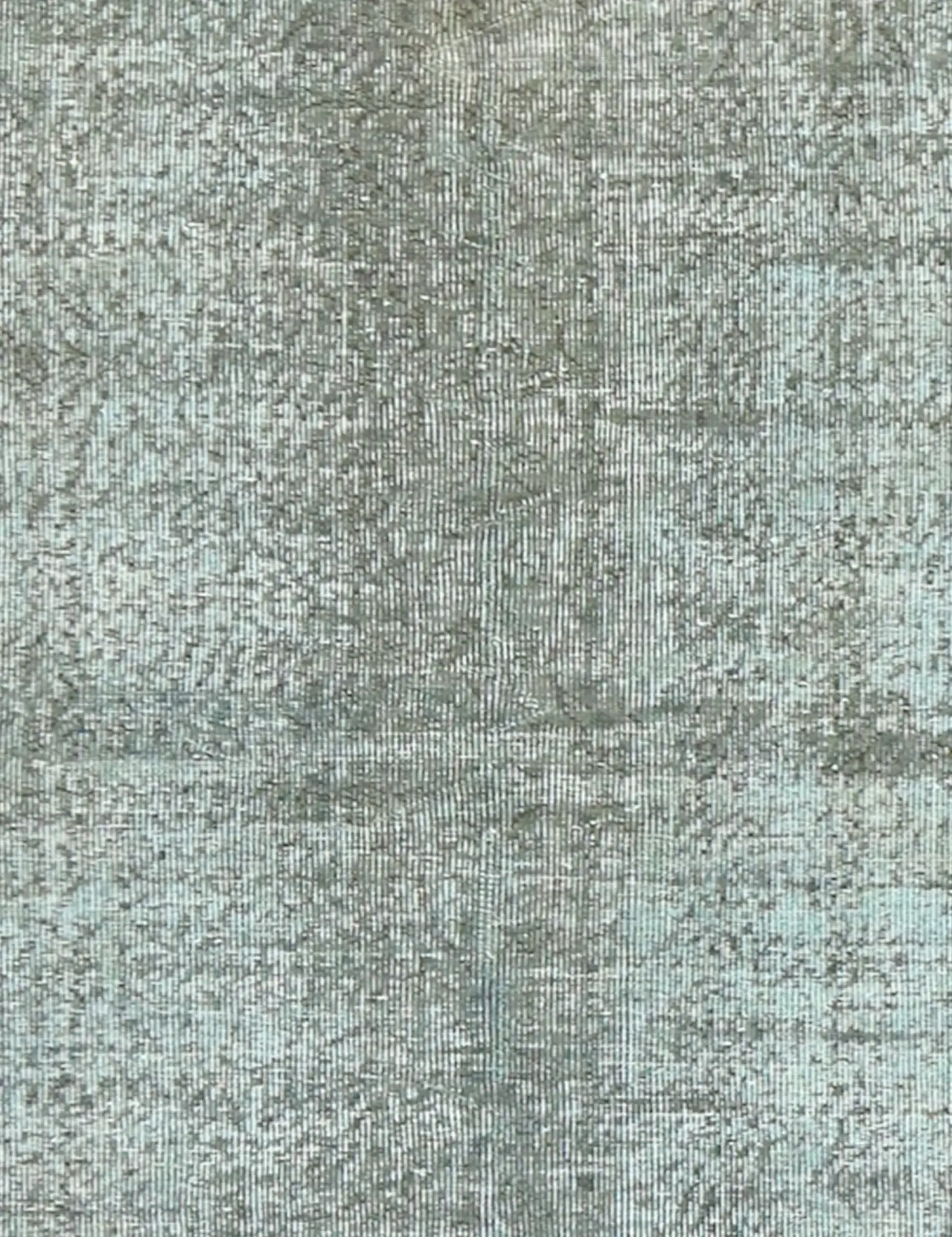 Grau Türkei Vintage Teppich 150 x 150 cm - Einzigartiger handgefertigter Teppich