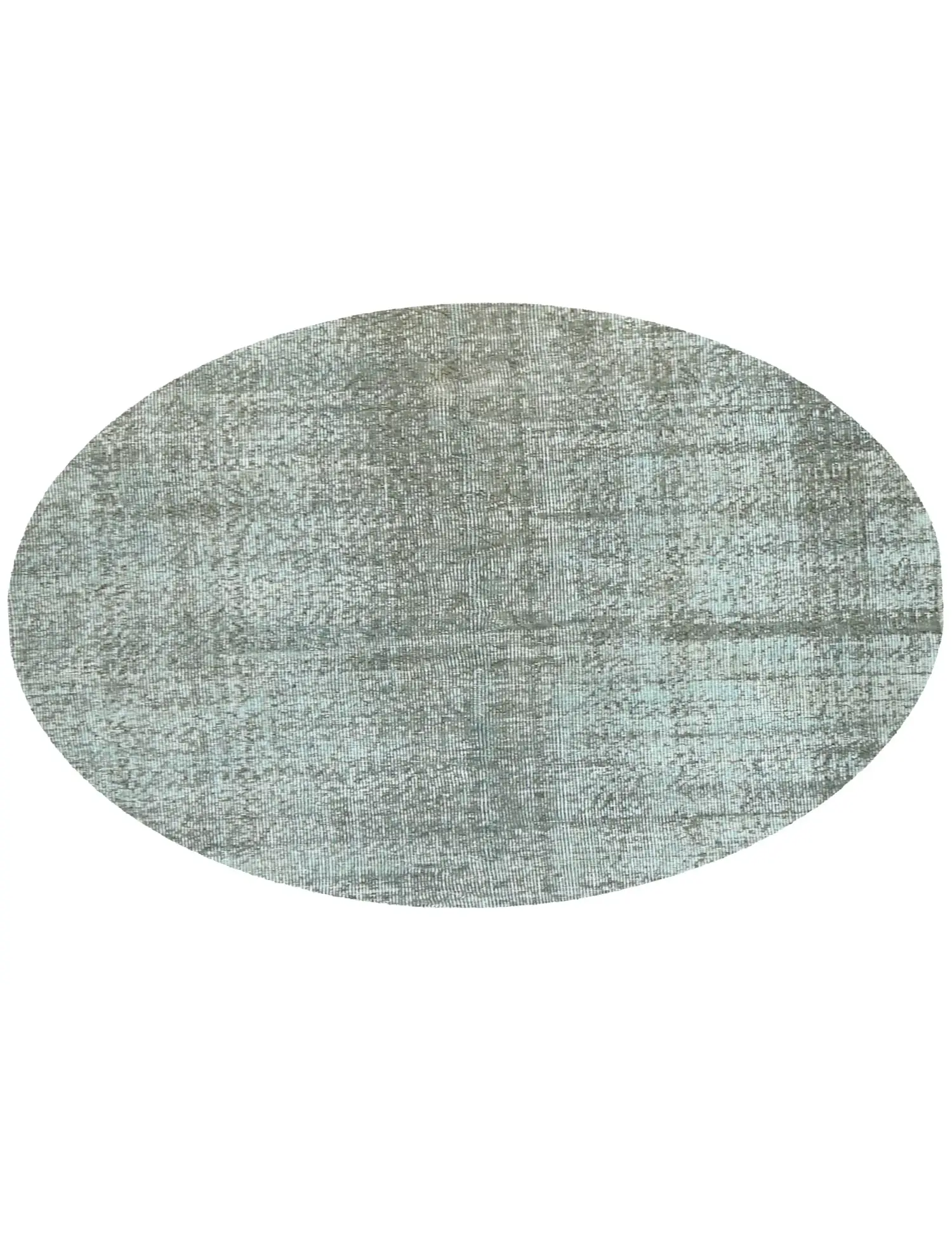 Grau Türkei Vintage Teppich 150 x 150 cm - Einzigartiger handgefertigter Teppich