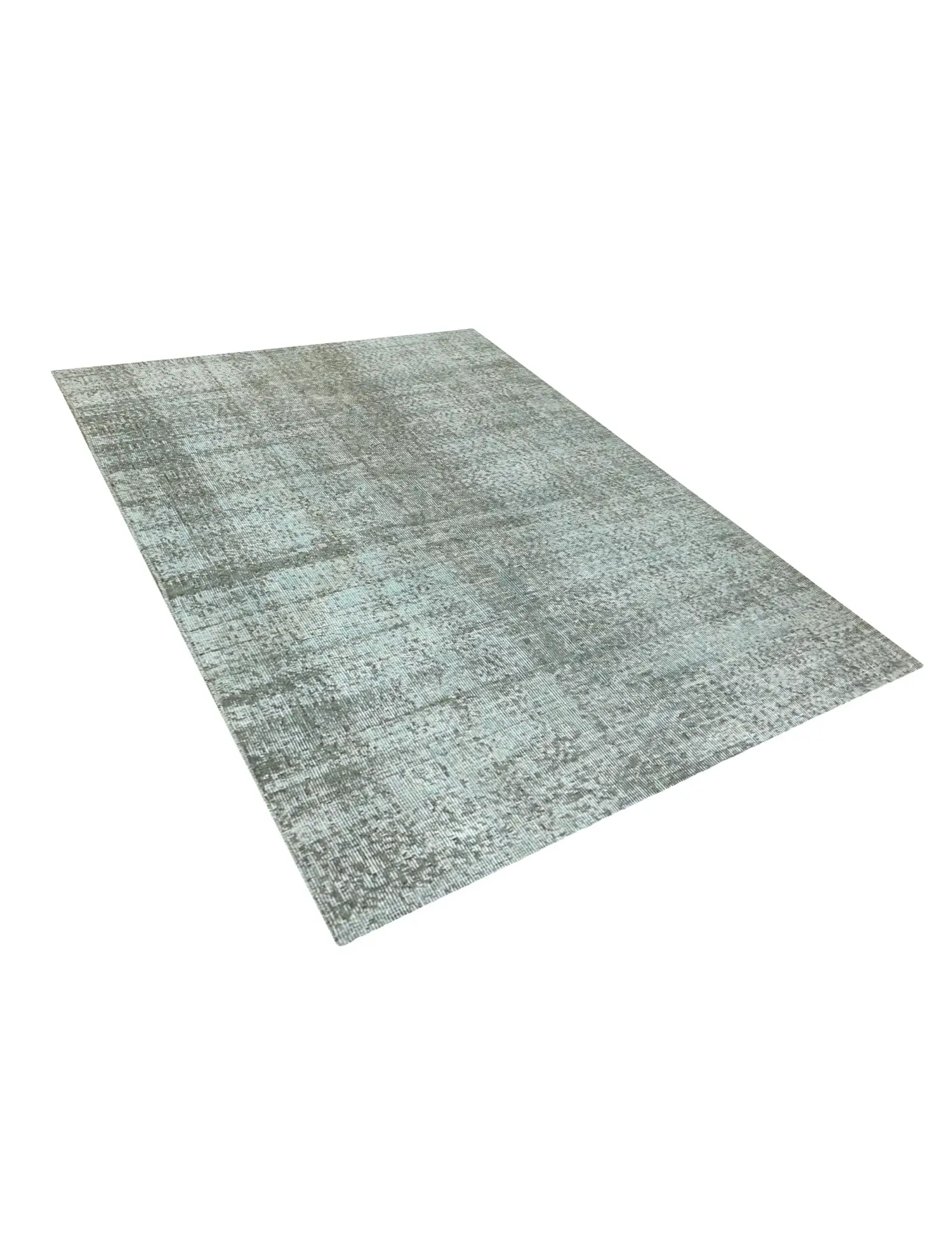 Grau Türkei Vintage Teppich 200 x 150 cm - Einzigartiger handgefertigter Teppich
