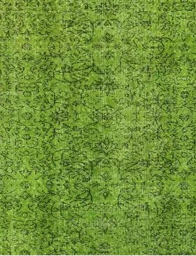 Grün Türkei Vintage Teppich 170 x 170 cm - view 3