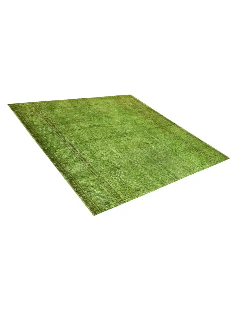 Groen Turkije Vintage Tapijt 168 x 168 cm - view 2