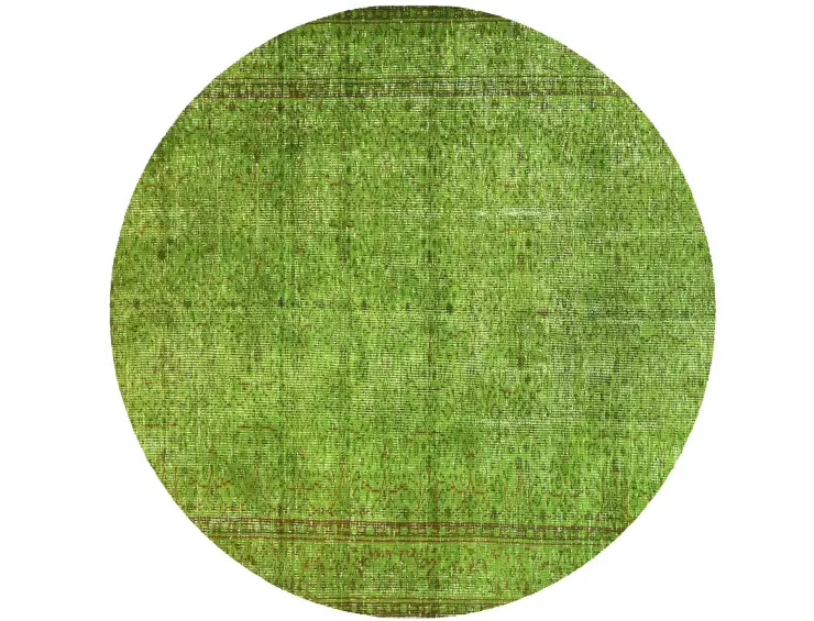Grün Türkei Vintage Teppich 168 x 168 cm