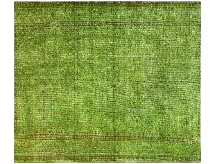 Grün Türkei Vintage Teppich 240 x 168 cm