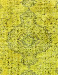 Grün Türkei Vintage Teppich 156 x 156 cm - view 3