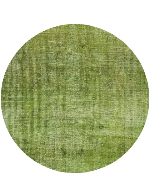 Groen Turkije Vintage Tapijt 180 x 180 cm