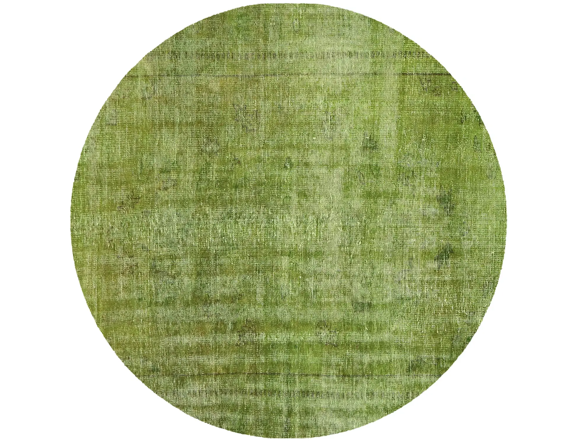 Grün Türkei Vintage Teppich 180 x 180 cm