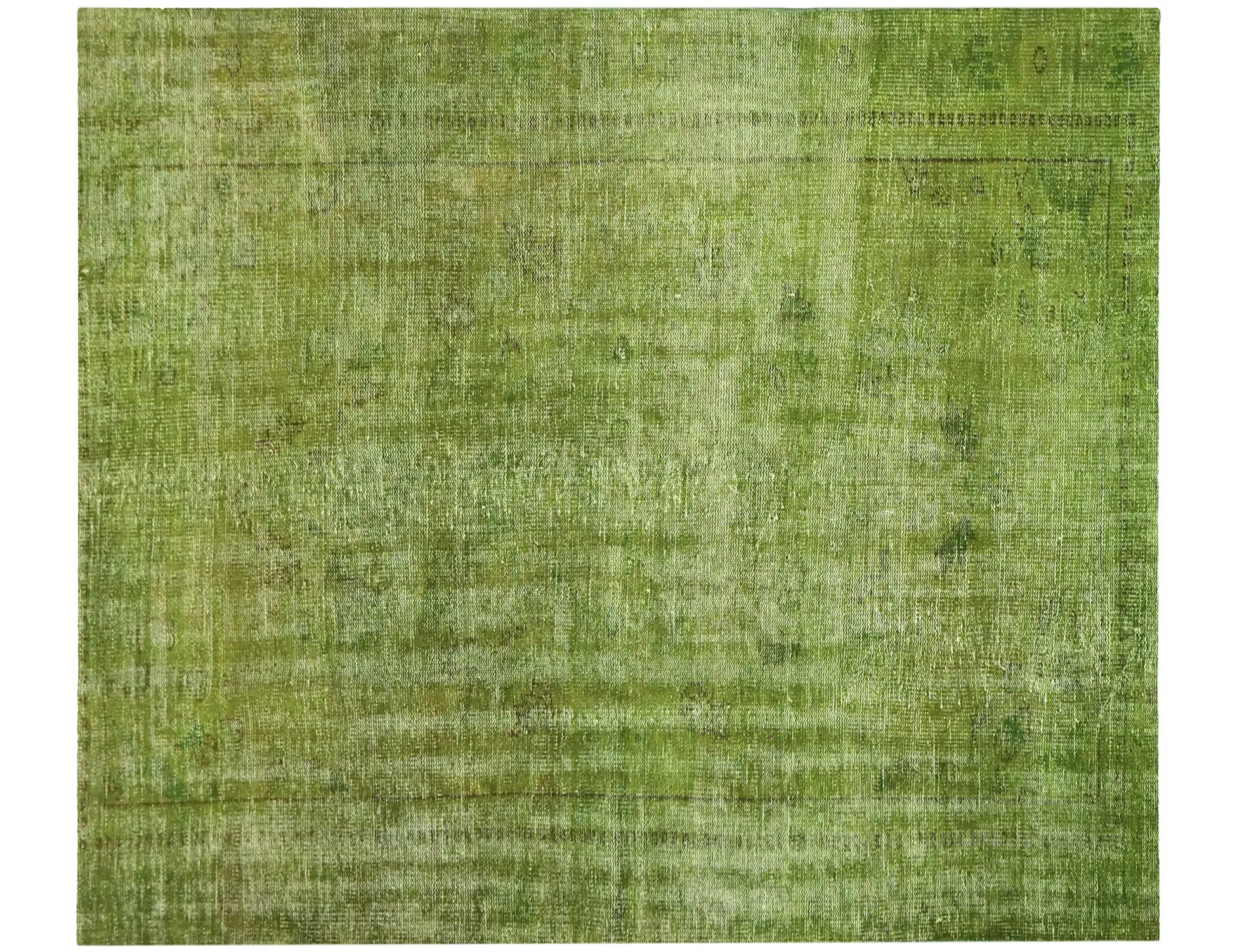 Grün Türkei Vintage Teppich 250 x 180 cm