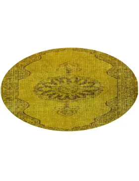 Giallo Turco Tappeto vintage 142 x 142 cm - view 1