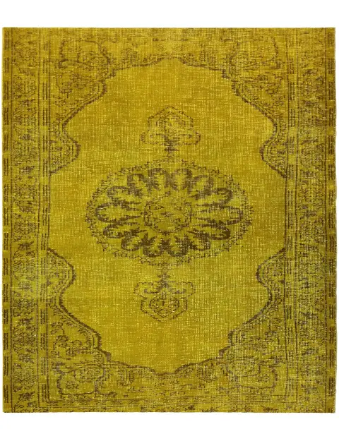 Yellow Turkey Vintage Carpet 200 x 142 cm