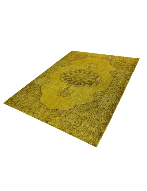 Yellow Turkey Vintage Carpet 200 x 142 cm - view 1