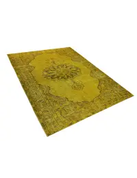 Gelb Türkei Vintage Teppich 200 x 142 cm - view 2