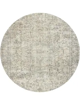 Beige Turkki vintage matot 160 x 160 cm