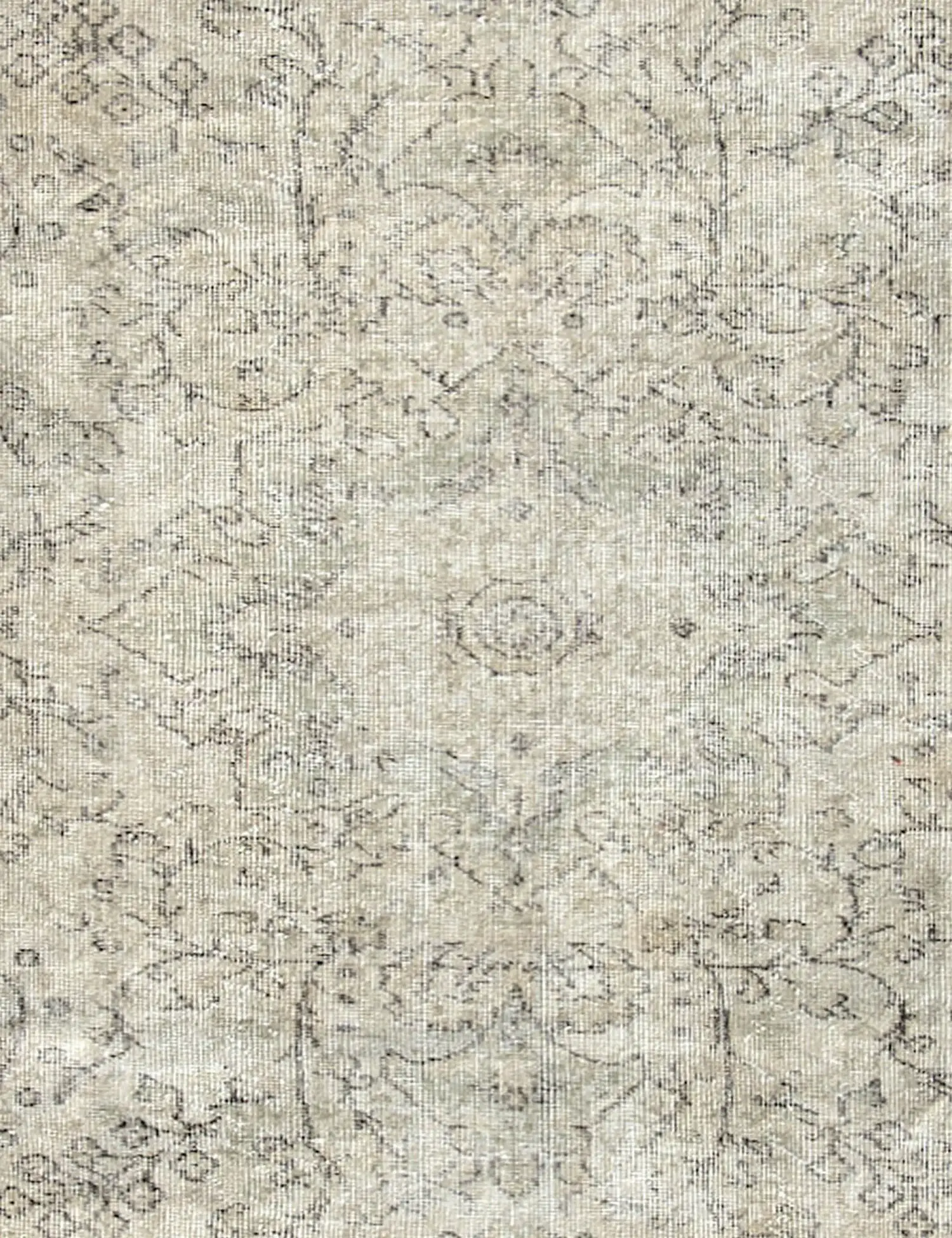 Beige Türkei Vintage Teppich 160 x 160 cm - Einzigartiger handgefertigter Teppich