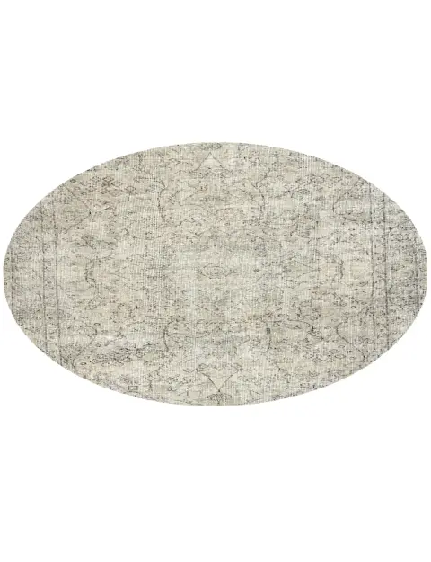 Beige Turkije Vintage Tapijt 160 x 160 cm - view 1