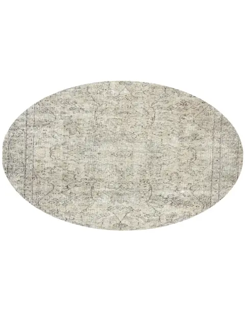 Beige Turkije Vintage Tapijt 160 x 160 cm - view 2