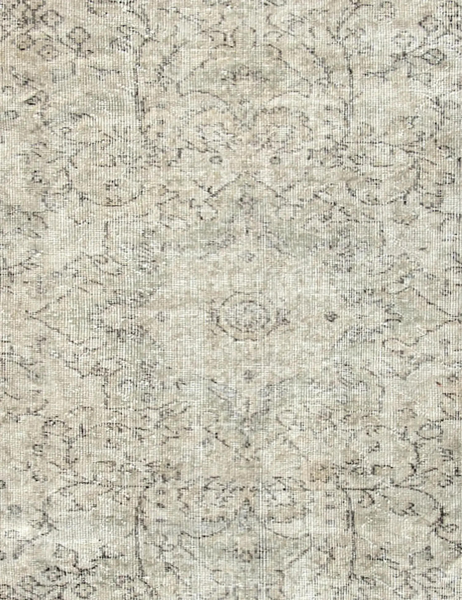Beige Türkei Vintage Teppich 210 x 160 cm - Einzigartiger handgefertigter Teppich