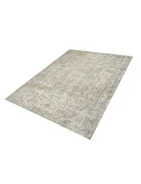 Beige Tyrkia vintage teppe 210 x 160 cm - view 1