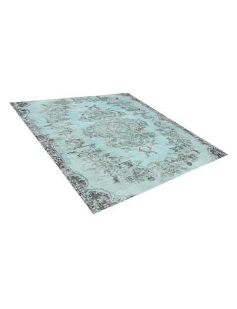 Blauw Turkije Vintage Tapijt 163 x 163 cm - view 2
