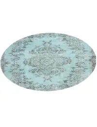 Blau Türkei Vintage Teppich 163 x 163 cm - view 1