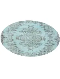 Blau Türkei Vintage Teppich 163 x 163 cm - view 2